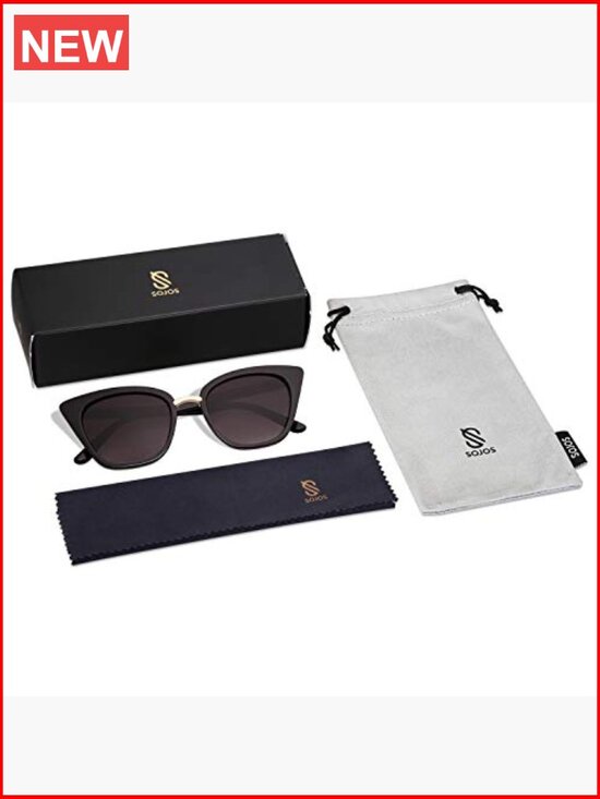 Cat Eye Sunglasses UV400 Protection Polycarbonate Lenses